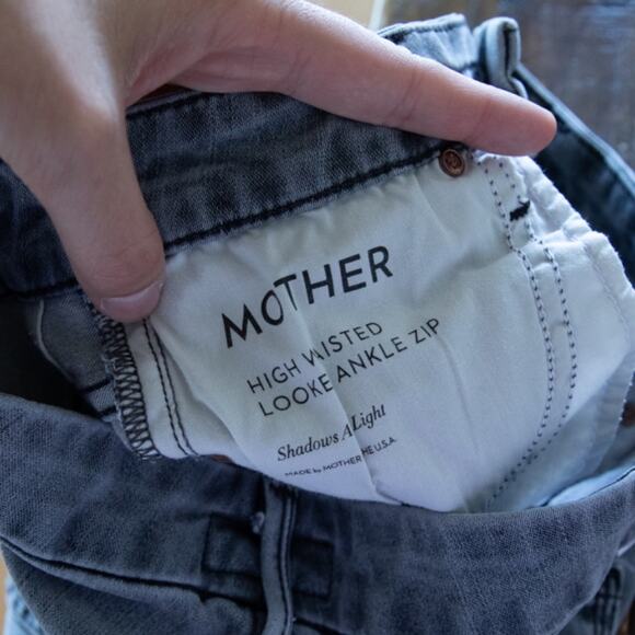 Mother The Looker High Waisted Zipper Jeans - Picture 5 of 6